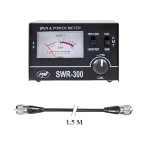 Súprava reflektometra PNI SWR-300 PWR-SWR, na meranie SWR a pripojovací kábel PNI R150