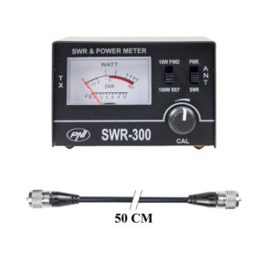 Súprava reflektometra PNI SWR-300 PWR-SWR, na meranie SWR a pripojovací kábel PNI R50