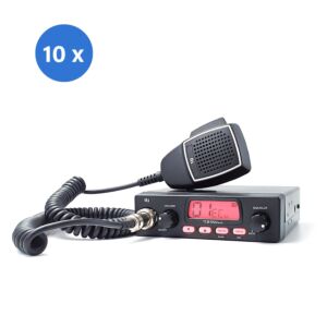 Krabica s 10 dielmi CB TTi TCB-550 N rádiová stanica s automatickým tlmením