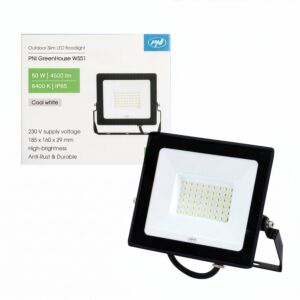 Tenký LED reflektor PNI GreenHouse WS51 50W, 6400K, 4500 lm, 184,5*29*160 mm