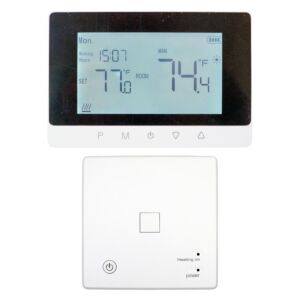 Bezdrôtový inteligentný termostat PNI CT50S PRO s WiFi pre vykurovacie systémy, minimálna hysterézia 0,1 °C, ovládanie cez Tuya