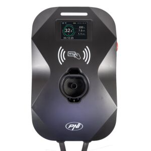 Nabíjacia stanica PNI KW11, 16A, 11KW, pre elektromobily, 85V - 415V, trojfázová, kábel typu 2 a 7-pólový konektor
