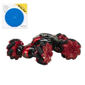 Silvercloud RedDvojitá hračkárska sada terénnych vozidiel s diaľkovým ovládaním a modrou lepiacou podložkou v cene