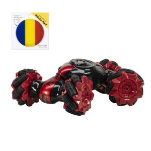 Sada hračiek Silvercloud RedTwo s terénnym vozidlom, diaľkovým ovládaním a samolepiacou vlajkou.