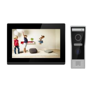 Inteligentný videovrátnik PNI VP8373 s 1 monitorom, 7-palcovou dotykovou obrazovkou s rozlíšením 1080p, WiFi, mobilnou aplikáciou Tuya, IP65, slotom do auta